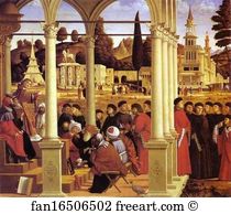 Dispute Art Print - Life Of St. Stephen: St. Stephen Disputing