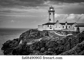 Free art print of Traditional greek village of Oia in black and white ...