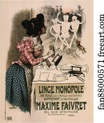 Auguste Roedel Art Print - Linge Monopole