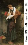 1872 Oil On Canvas Private Collection Art Print - Little Marauders