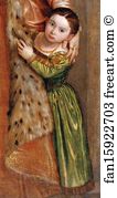 1551 Art Print - Livia Da Porto Thiene And Her Daughter Porzia. Detail