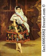 1862 Oil On Canvas Art Print - Lola De Valence