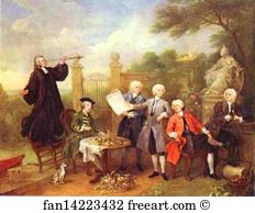 1738 Art Print - Lord Hervey And His Friends