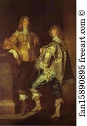 Stuart Art Print - Lord John Stuart And His Brother Lord Bernard Stuart