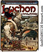 Queen Art Print - Luchon La Reine Des Pyrenees/luchon Queen Of The Pyrenees