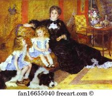 Children Art Print - Madame Charpentier With Her Children