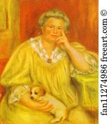 Ct Art Print - Madame Renoir With Bob