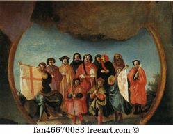 Madonna And Child Detail Art Print - Madonna And Child With St. Anne And The Saints Sebastian, Peter, Benedict And Philip. Detail