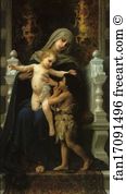 Baptist Art Print - Madonna And Child With St. John The Baptist