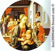 Anne Art Print - Madonna And Child With Stories Of The Life Of St. Anne