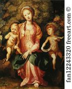 Corsini Art Print - Madonna And Child With The Young Saint John