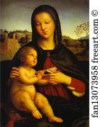 Child Art Print - Madonna And Child