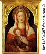 Jacopo Bellini Art Print - Madonna And Child