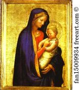 1426 Art Print - Madonna And Child