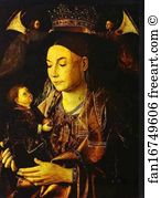 Antonello Da Messina Art Print - Madonna And Child