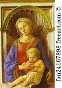 1440 1445 Art Print - Madonna And Child