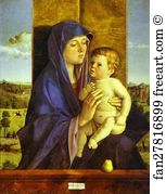 Carrara Art Print - Madonna And Child