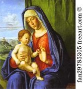 1490s Art Print - Madonna And Child