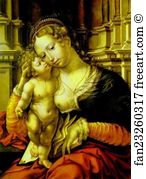 Jan Gossaert Art Print - Madonna And Christ