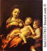 Correggio Art Print - Madonna Del Latte