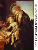 Poldi Art Print - Madonna Del Libro