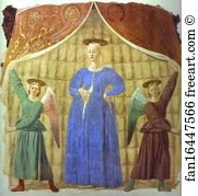 1465 Fresco Art Print - Madonna Del Parto