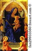 Pisa Art Print - Madonna Enthroned. Panel From The Pisa Altar