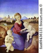 Szepmuveszeti Art Print - Madonna Estergazi