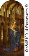 1439 Art Print - Madonna In A Church