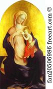 Masolino Da Panicale Art Print - Madonna Of Humility