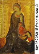 Diptych Art Print - Madonna Of The Annunciation