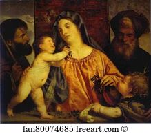 1515 Oil On Canvas Kunsthistorisches Museum Art Print - Madonna Of The Cherries