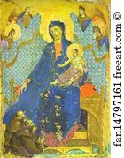 Siena Art Print - Madonna Of The Franciscans