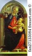 Botticelli Art Print - Madonna Of The Rosegarden