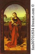 Oil On Wood Museum Of Fine Arts Art Print - Madonna With Child