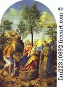 Dell Art Print - Madonna With The Orange Tree