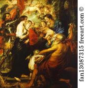 1640 Art Print - Madonna With The Saints