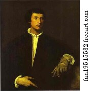 1522 Art Print - Man With A Glove