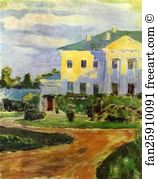 1903 The A N Radishchev Museum Of Arts Art Print - Manor House At Zubrilovka