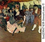 Lent Art Print - Marcelle Lender Dancing The Bolero In "chilperic"