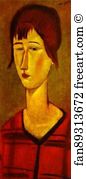1917 Oil On Canvas Private Collection Art Print - Marcelle