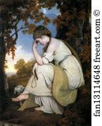 Companions Art Print - Maria, From Sterne, A Companion To The Picture Of Edwin