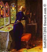 Sir John Everett Millais Art Print - Mariana