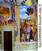 Mantua Art Print - Marquess Ludovico Greeting His Son Cardinal Francesco Gonzaga