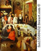 Marriage Art Print - Marriage Feast At Cana