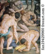 Martyrdom Of St Lawrence Detail Art Print - Martyrdom Of St. Lawrence. Detail