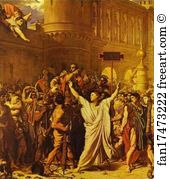 Martyrdom Art Print - Martyrdom Of St. Symphorien