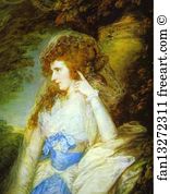 Loan Art Print - Mary, Lady Bate-Dudley
