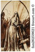 Dolorosa Art Print - Mater Dolorosa