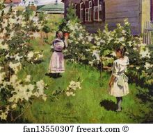 1894 Oil On Canvas The Tretyakov Gallery Art Print - May Flowers